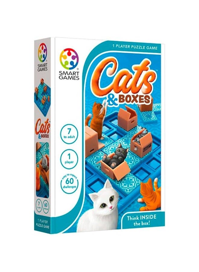 Smart Games Cats & Boxes Puzzle Game - Image 1